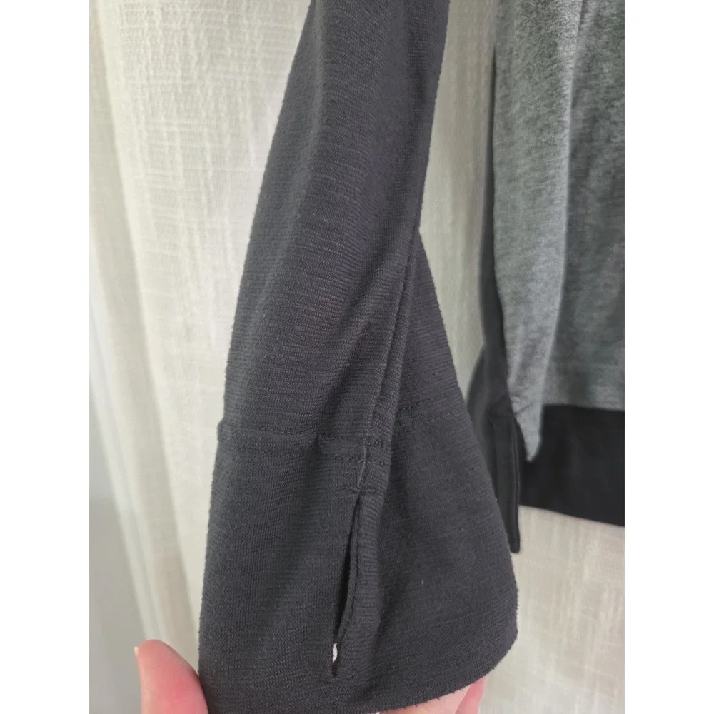Nike Training Long Sleeve T-Shirt CI4546 Grey/Dark Grey Size Large Athletic